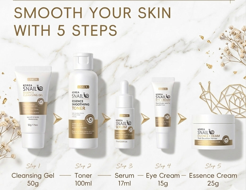 Glass Skin Starter Kit 🐌✨Hydrates, Repairs & Brightens in 7 Days