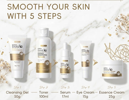 Glass Skin Starter Kit 🐌✨Hydrates, Repairs & Brightens in 7 Days