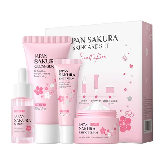 Bright & Radiant Skin Kit 🌸✨ 4-Step Sakura Routine for Smooth, Glowing Skin